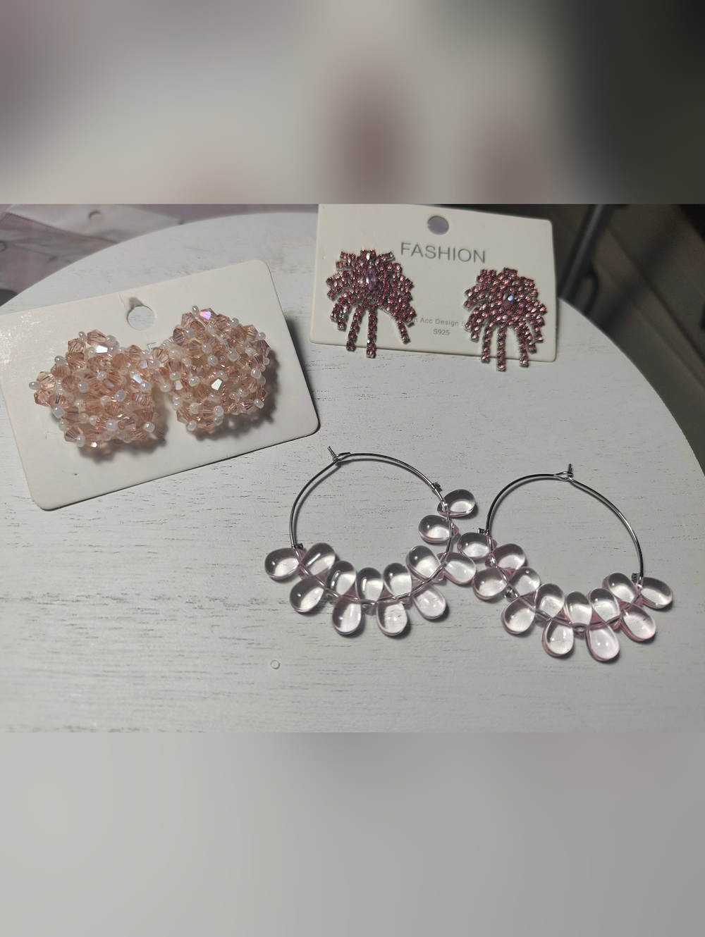 Pink Earrings
